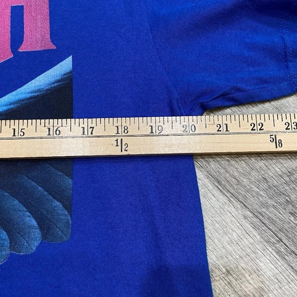 Vintage RUSH T Shirt Men’s Large Blue Fly By Night Owl 2000’s Y2K VERY RARE. - Picture 6 of 11